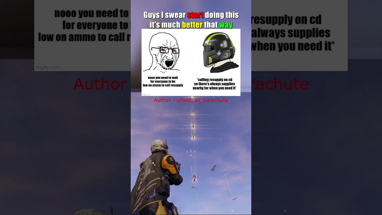 2 Types Of Players In Helldiver A Nutshell