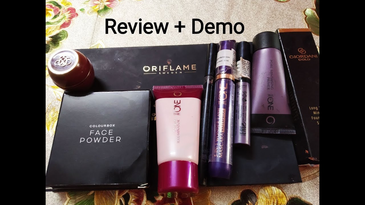 Review and Demo of ORIFLAME Makeup Products. YouTube