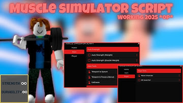 [NEW] MUSCLE SIMULATOR SCRIPT | FE & SUPER OP | ROBLOX SCRIPT SHOWCASE 2025