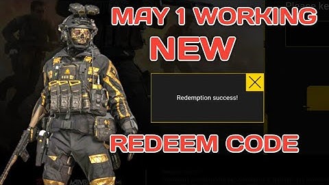 May 1 Working New Redeem Code Cod mobile 2023 | Season 4 Working Redeem Code Codm 2023