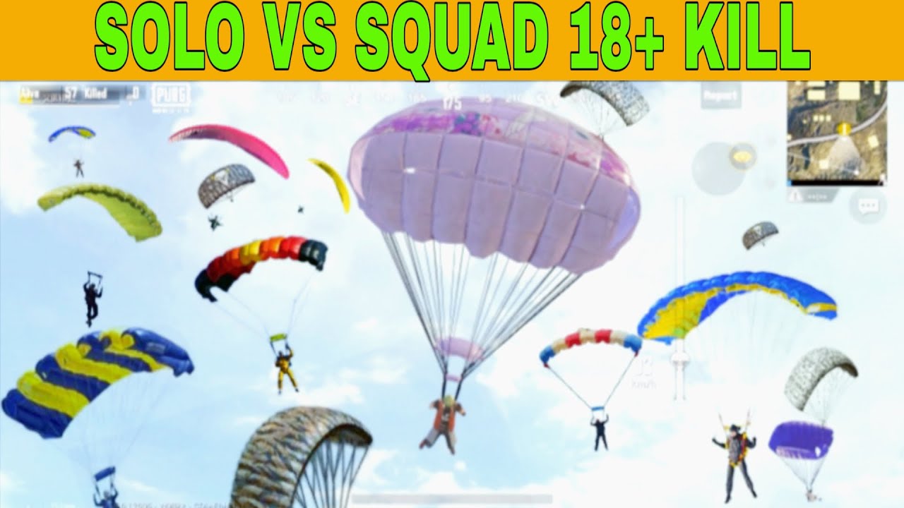 Pubg mobile lite Solo Vs Squad gameplay 81 kills - YouTube
