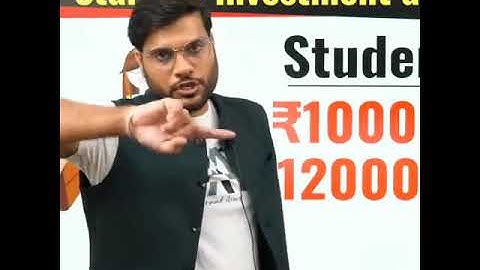 How  students start investing in share market? || @Rajput-Ayush  #sharemarket
