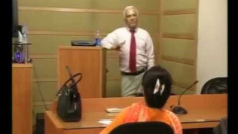 Concepts in Demography - Professor Mehtab S. Karim Lecture Part 6 of 6