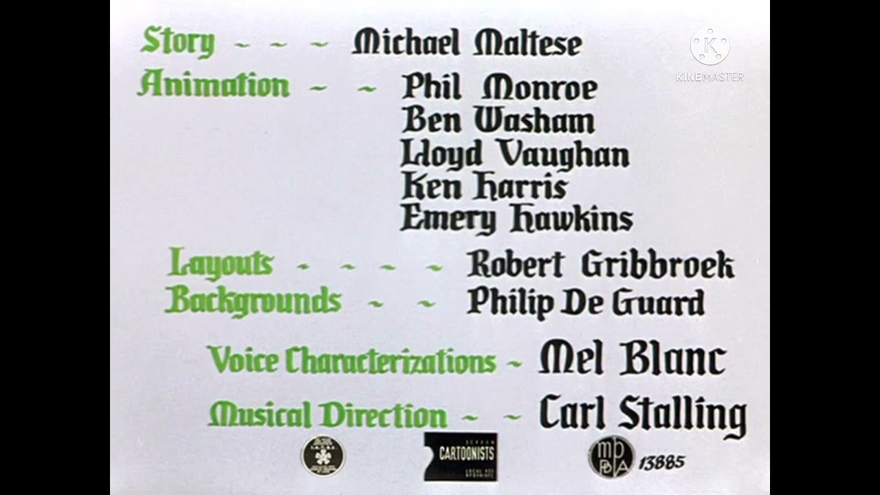 Merrie Melodies - Beanstalk Bunny￼ (1955) Original title recreation