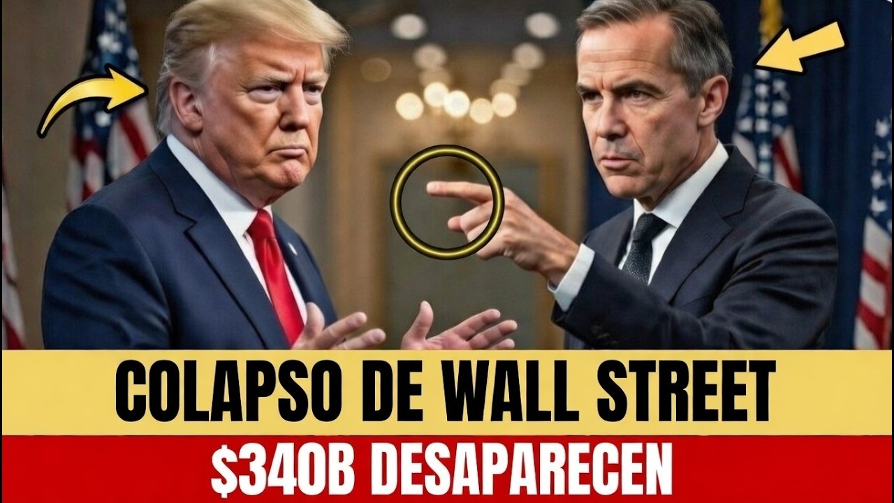 Colapso en Wall Street — La represalia de Canadá borra $340 mil millones en horas