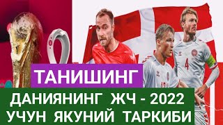 Daniya terma jamoasining Jahon chempionati 2022 uchun yakuniy tarkibi Qatar 2022 yangiliklari