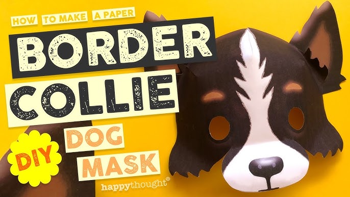 diy-3d-paper-border-collie-dog-mask-download-printable-puppy-dog-mask-template-happythought-youtube for Free Printable Dog Mask Template DIY 3D paper Border Collie dog mask. Download printable puppy dog mask template • Happythought - YouTube for Free Printable Dog Mask Template