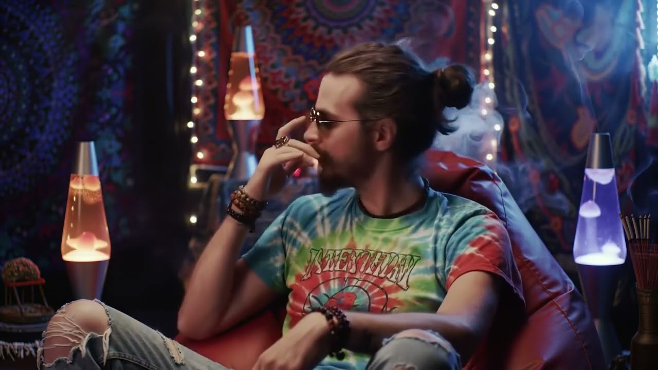 Google Veo Prompt Clip - Stoner Guy