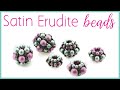 Learn how to make a Beaded Bead with Satin Pearls and Prismatic Right Angel Weave