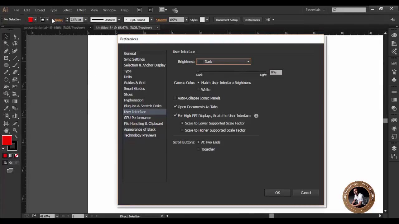 (Tagalog Tutorial) Setting up preferences in Adobe Illustrator cc2015 ...