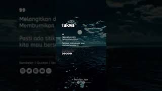 Story wa 30 detik || Taqwa
