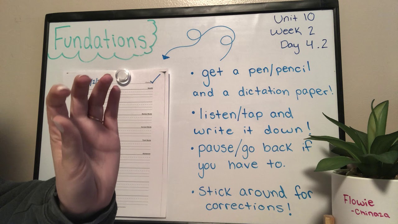 Fundations Lesson - Unit 10, Week 2, Day 4.2 - YouTube