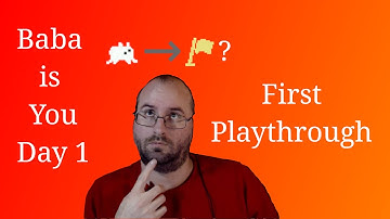 First playthrough of Baba is You (Day 1)
