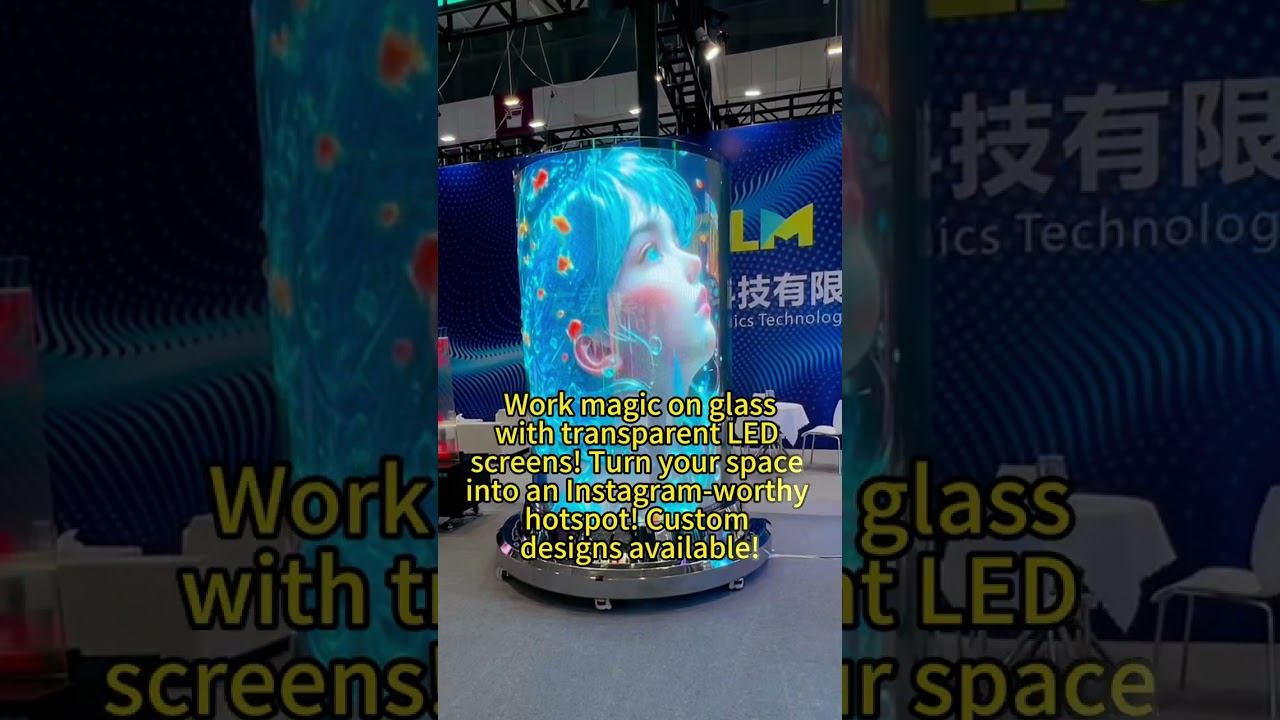 Work magic on glass with transparent LED screens!  Interested? Contact me.