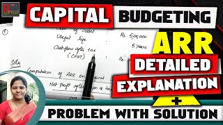 [3] ARR (Accounting / average rate of return) method in capital budgeting | solved by kauserwise®