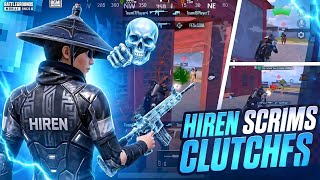 CLUTCHES TIME 🚀  | SCRIMS HIGHLIGHTS #12 | ONEPLUS 15 | HIREN BGMI 