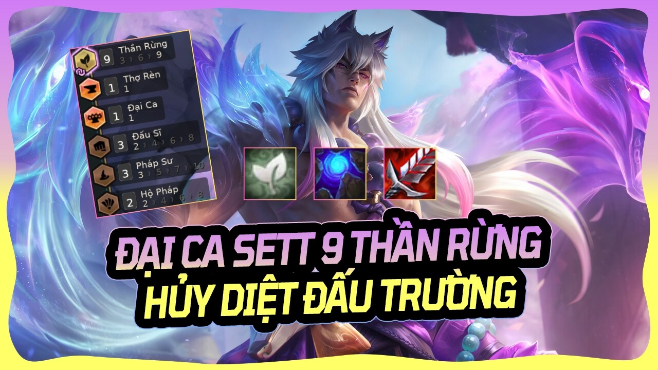 ĐẠI CA SETT 9 THẦN RỪNG TÓM CỔ LOBBY NỆN HỦY DIỆT ĐẤU TRƯỜNG ĐÃ TRÂU BÒ LẠI CÒN DAMAGE TO