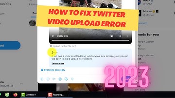 How to Fix Twitter Video Upload Error 2023 - Sharevipall