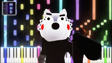 Piggy Book 2 - Main Menu Theme IMPOSSIBLE PIANO REMIX