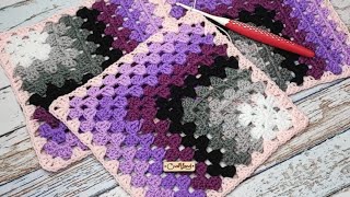 картинка: Бабушкин квадрат с 3D эффектом