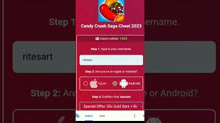 Candy Crush Saga Hack || How To Hack Candy Crush Saga || How To Get Unlimited Booster In Candy Crush screenshot 1