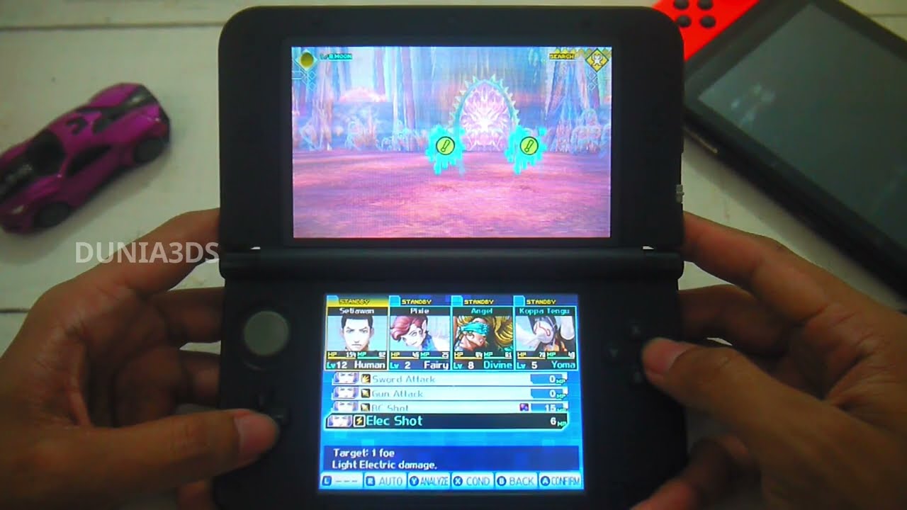 Shin Megami Tensei Strange Journey Redux 3DS Gameplay - NINTENDO 3DS
