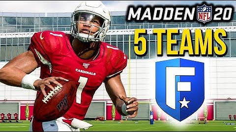 Madden 20 - 5 Teams to Use in Franchise Mode