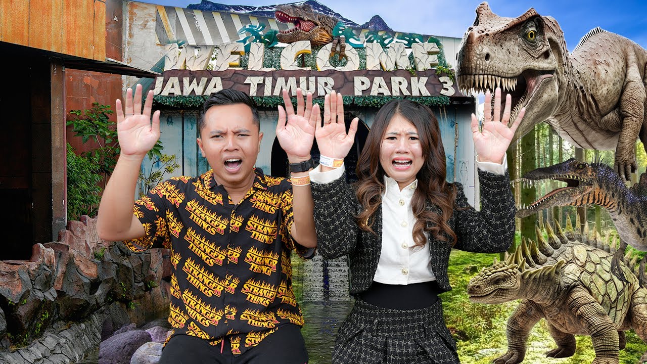 PERGI KE JATIM PARK 3!! BANYAK DINOSAURUS RAKSASA DISINI!!
