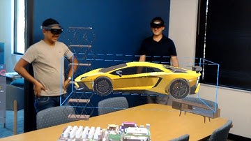 3D Model Viewer | Multi-user HoloLens and VR Application for Engineering Design Collaboration
