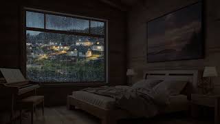 Achieve Peaceful Sleep and Stress Reduction with the Rain on Window - Calming Rain Sounds to Relax