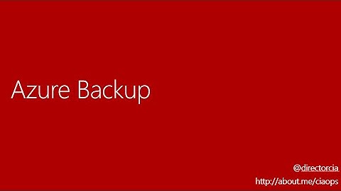 Overview of Azure Backup