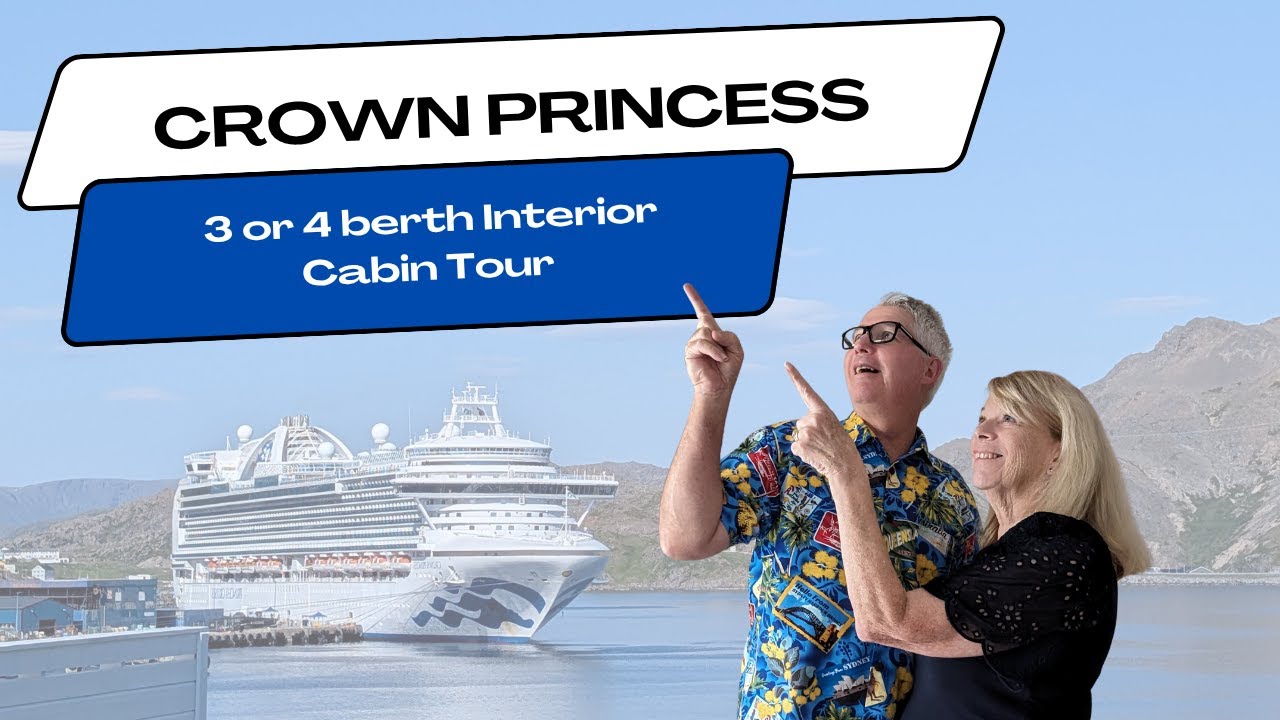 “Crown Princess Interior Cabin Tour E716 | Princess Cruises Inside Stateroom (Over 50s Travel)