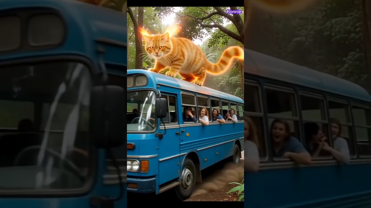 Cat orgy on the bus 