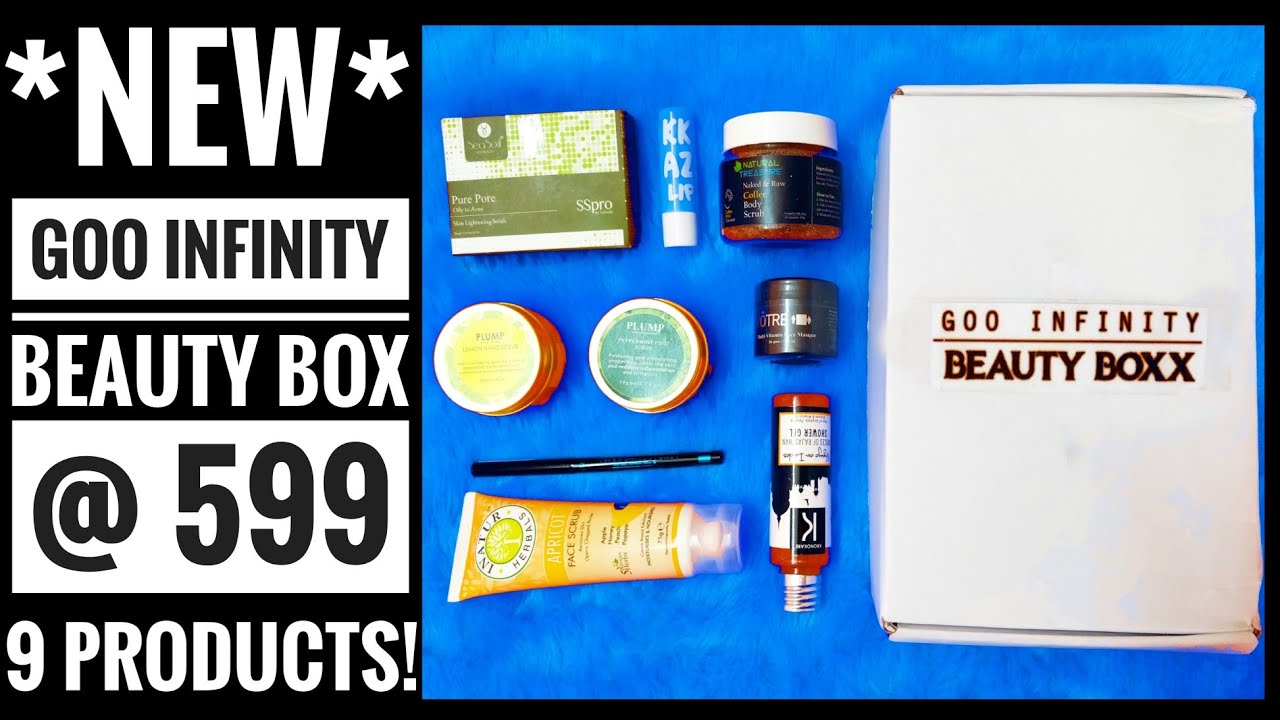 9 Products @ 599| Goo Infinity BEAUTY BOXX |Free shipping |Partly MYOB |Unboxing and Review