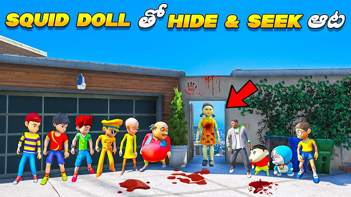 Squid Game Doll Hide And Seek With Franklin & Shinchan in GTA V in Telugu