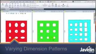 New in SolidWorks 2013 - Varying Dimensions Patterns