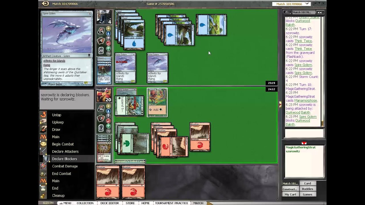 Pauper RG Land Destruction vs Mono Blue Control MUC YouTube
