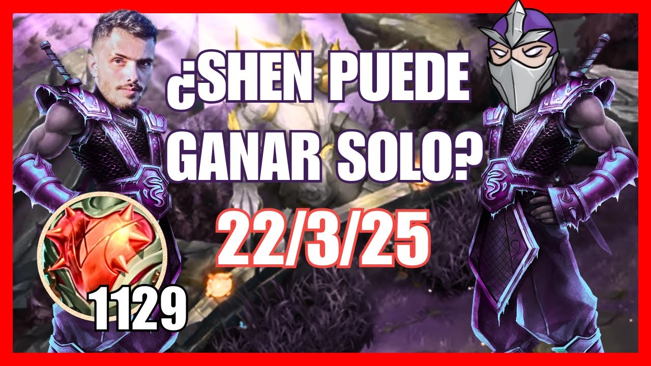 La Partida de Shen que No Olvidarás | ¿Cómo Carrilear a tu Team con Shen? El mejor OTP te lo enseña.