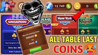 🔥 OMG All Table Last Coins Gameplay 🥵Carrom Pool Gaming Yash 🔥☠️ screenshot 5