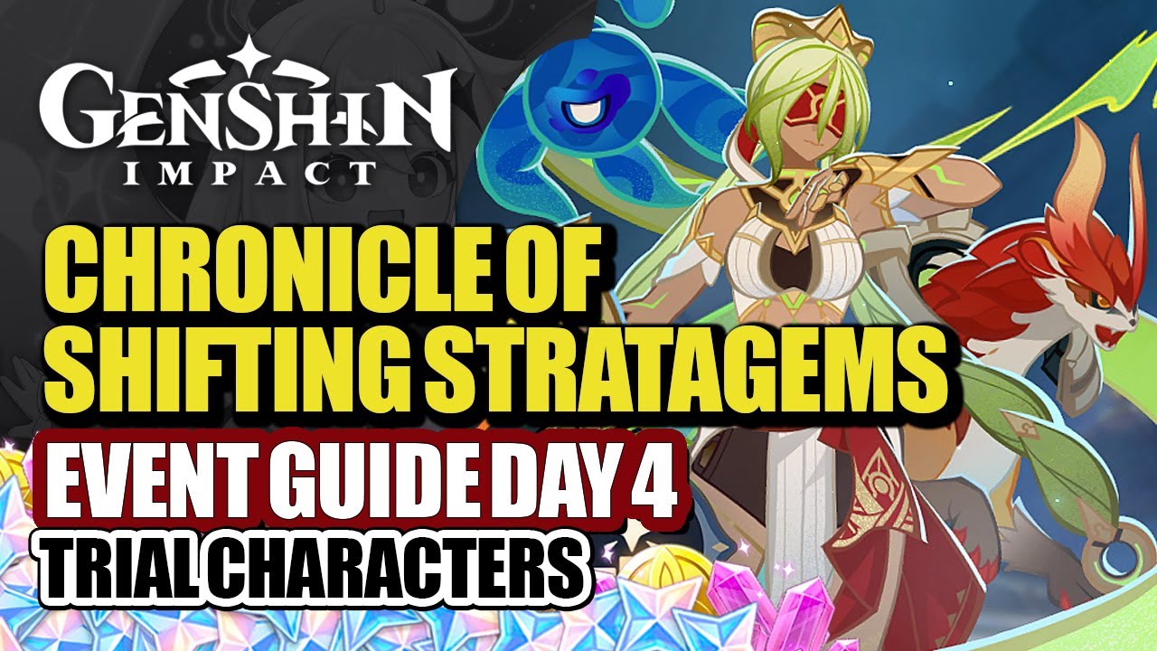 Chronicle Of Shifting Stratagems Event Guide Day 4 Trial Characters High Score | Genshin Impact 5.6
