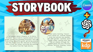 How to Create StoryBook for Kids Using ChatGPT and Canva | Amazon KDP