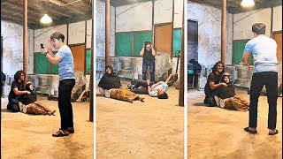 baru aku tahu rupanya call tu x berbunyi pun..😂 ( behind the scene - rindu kasih 2 )