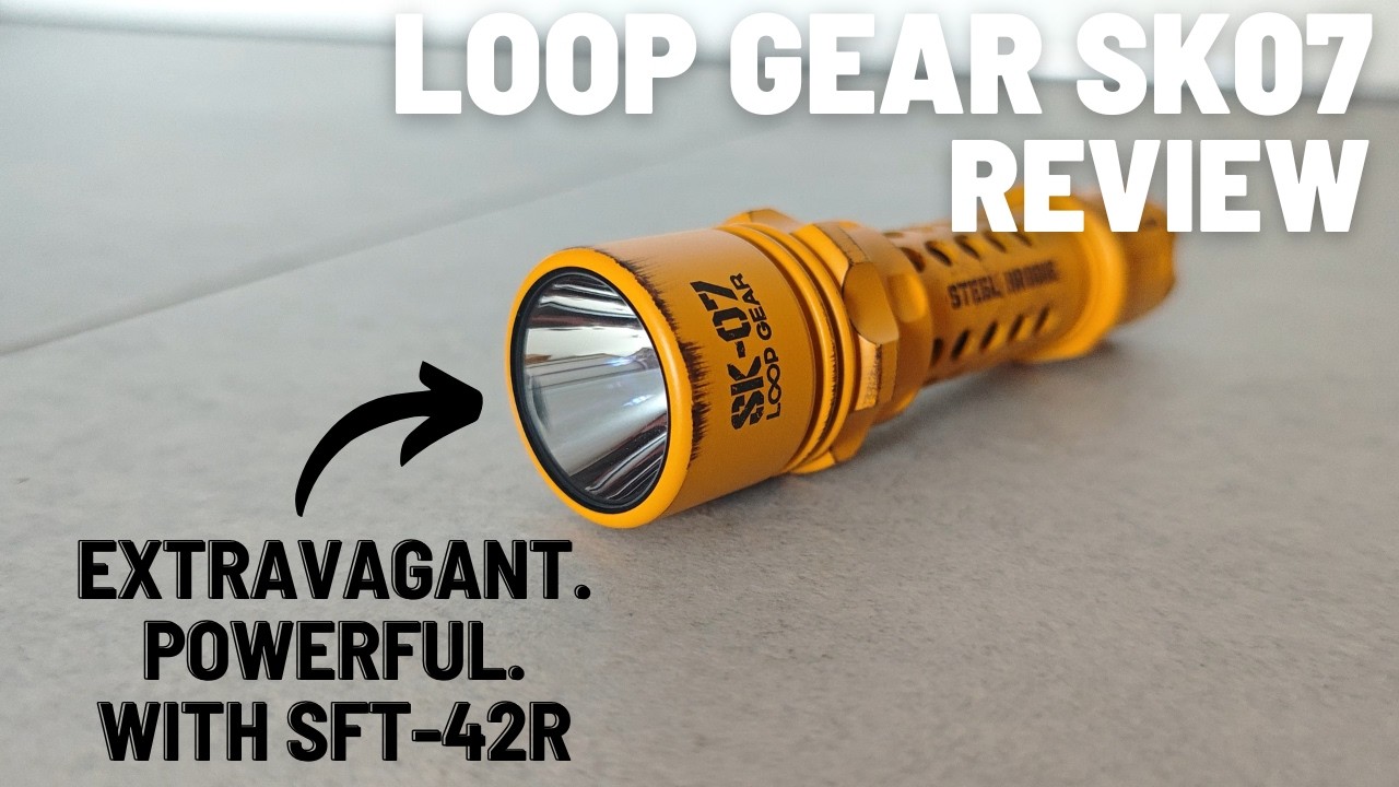 Loop Gear SK07 Review | Extravagant Tactical Flashlight with SFT