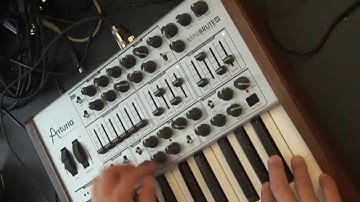 Arturia Minibrute SE (messing with feedback)