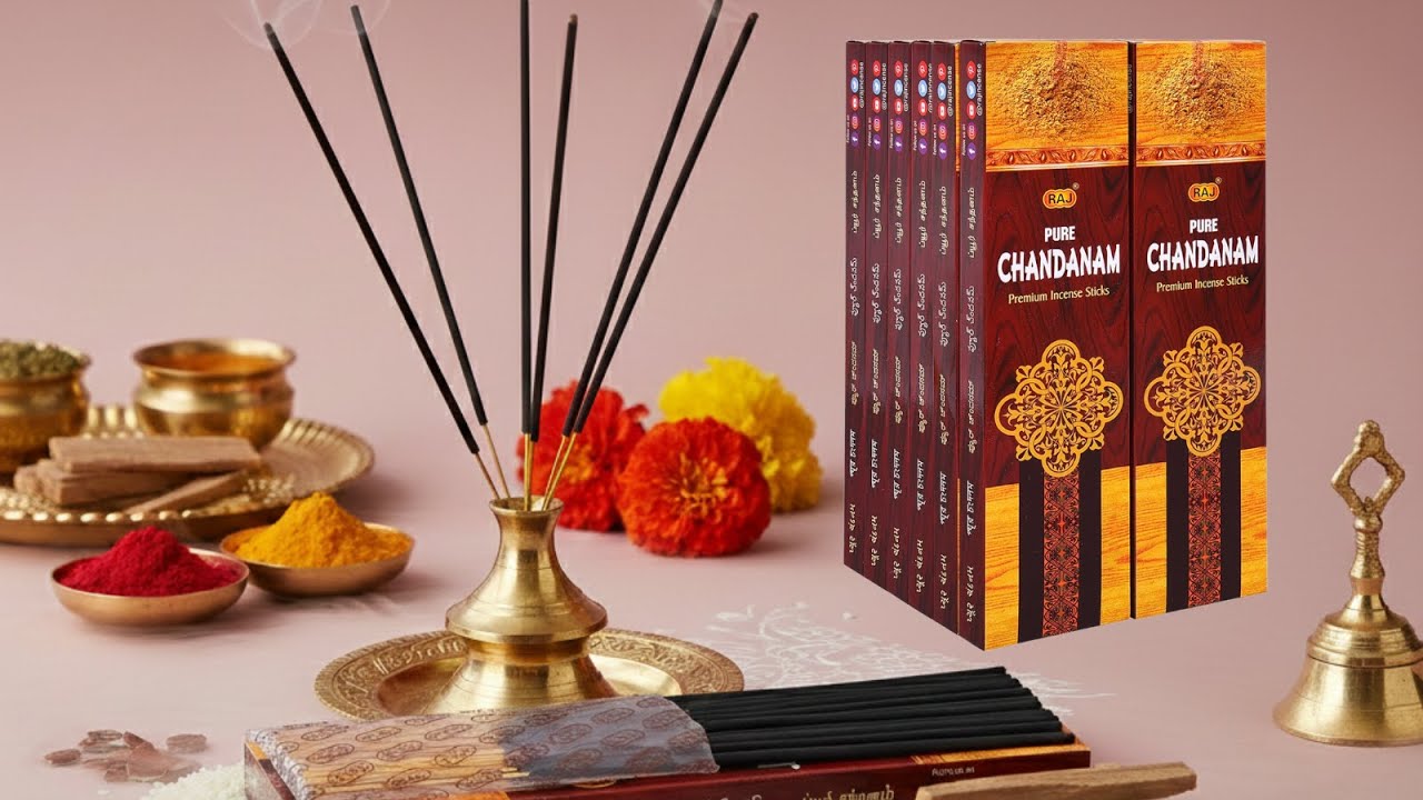 The Spiritual Cleansing: Pure Sandalwood Fragrance Ritual The Calming Power of Real Chandan Incense