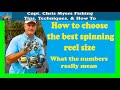 How to choose a spinning reel size (which one is best)