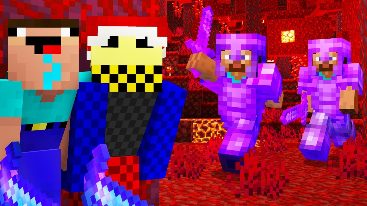Carrying a Noob to Victory in Minecraft Hunger Games!
