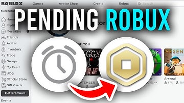 How To See Pending Robux - Full Guide