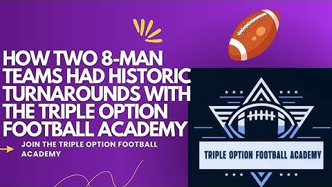 How Two 8-Man Teams Had Historic Turnarounds with the Triple Option Football Academy