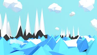 Blender: low poly timelapse